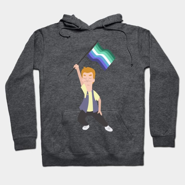 Jimmy Jr. x MLM Flag Hoodie by gray-cat